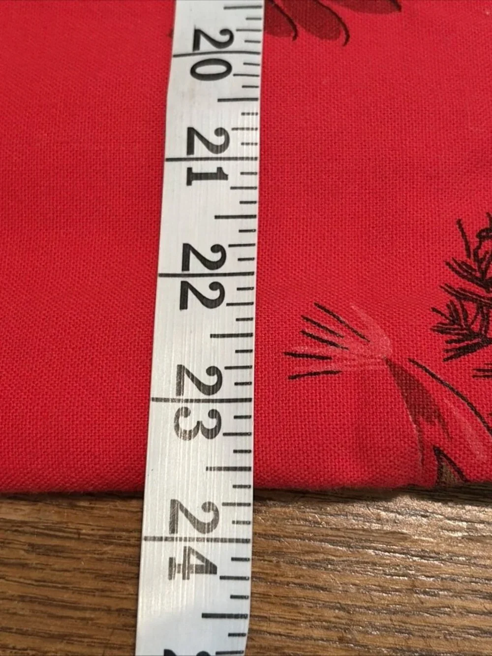 Vintage Christmas Tablecloth Square 46X46